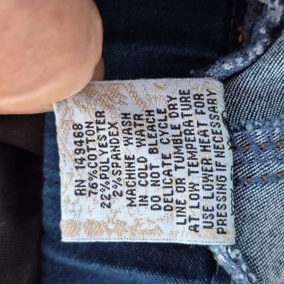 JVinni Flare Women Denim Jeans Sz L Great Condition 4 Pockets - Picture 9 of 9